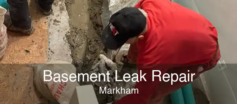 Basement Leak Repair Markham