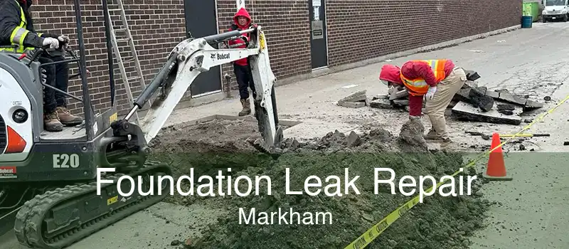 Foundation Leak Repair Markham