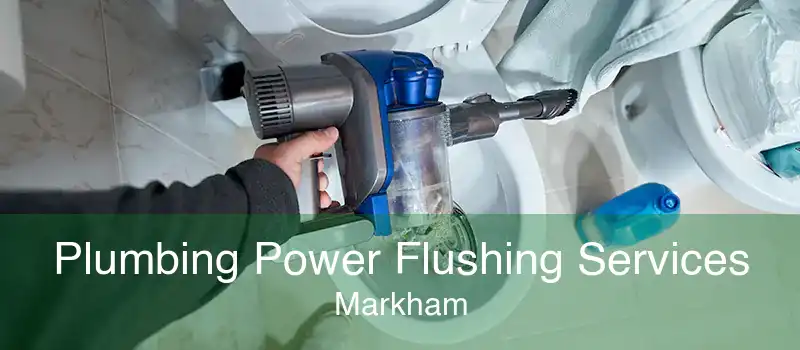 Plumbing Power Flushing Services Markham