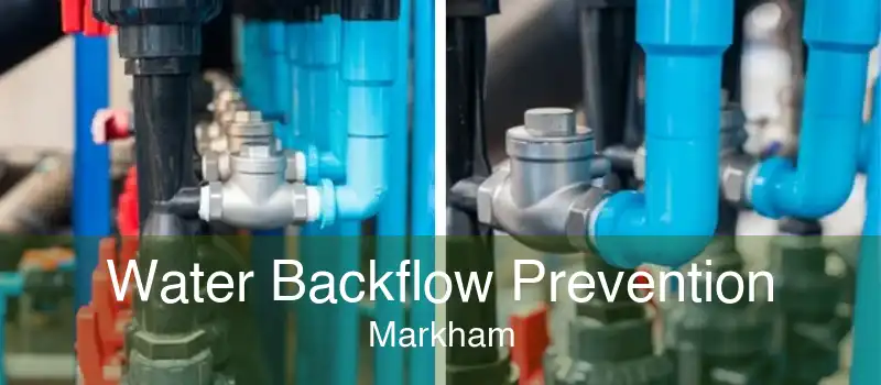 Water Backflow Prevention Markham