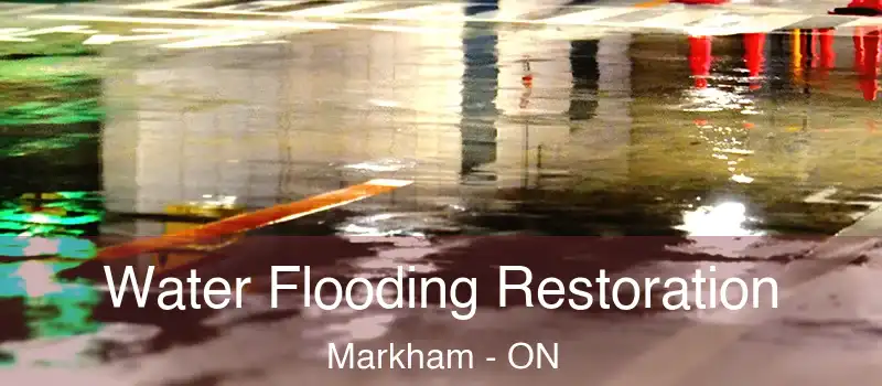 Water Flooding Restoration Markham - ON