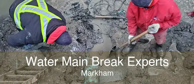 Water Main Break Experts Markham