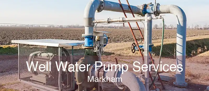 Well Water Pump Services Markham